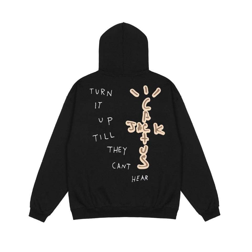 Travis Scott Oversize Merch deals - Highest in the Room - Cactus Jack Hoodie - Cotton Unisex Streetwear Hoodie - 3D Print - Hiphop Hoodie